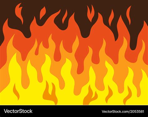 Fire - cartoon Royalty Free Vector Image - VectorStock