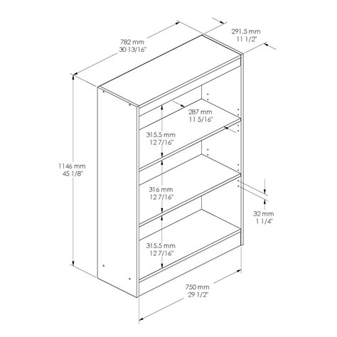 Standard Shelf Height For Books at Ralph Evans blog