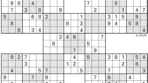 5 Square Sudoku Printable | Sudoku Puzzles Printable