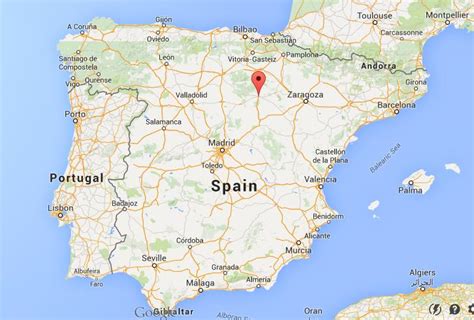 Where is Soria on map Spain