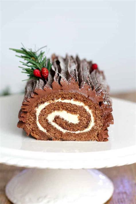 Vegan Yule Log - BakedbyClo | Vegan Dessert Blog