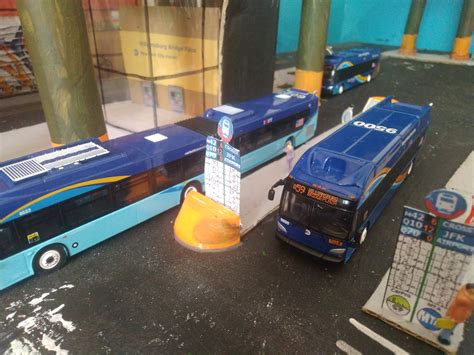 CarPro Transport: New York City Bus 1/87 bus depot diorama 2020 MTA Buses