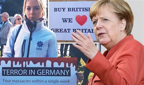 Angela Merkel targeted in angry protest outside EU summit | World ...