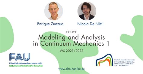 Course: Modeling and Analysis in Continuum Mechanics 1