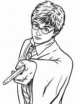 Harry Potter Mit Zauberstab – Coloring Pages sketch template
