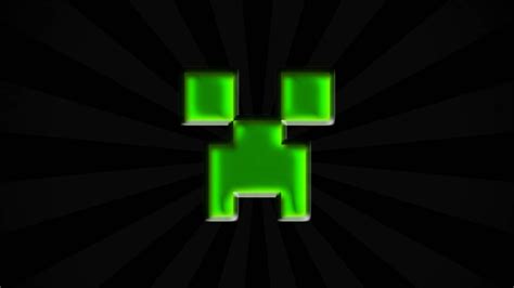 Download Black And Green Creeper Face 2560x1440 Minecraft Wallpaper ...