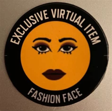 ROBLOX CELEBRITY SERIES 3 Miss Shu FASHION FACE Virtual Item Code Only(Messaged) $39.99 - PicClick