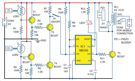 Dual-Laser Security System Using A Feature Phone | Full DIY Project