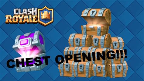 CLASH ROYALE CHEST OPENING EPIC CHEST + 16 FREE CHESTS!!! - YouTube