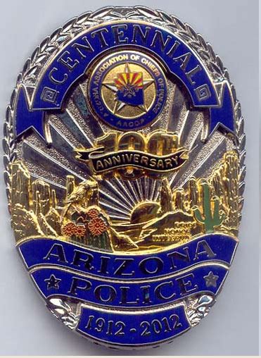 Arizona Police Centennial | Badge And Wallet