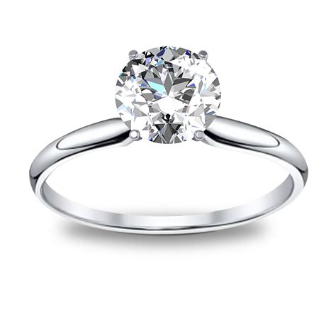 1ct. Round cut Natural Diamond Solitaire Diamond Engagement Ring (GIA Certified) | Diamond Mansion