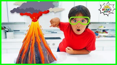 Volcano science experiment for Kids to do at home with Vinegar and Baking Soda!!!