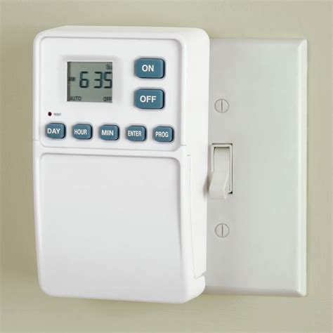 The Light Switch Timer - Hammacher Schlemmer