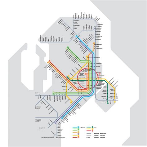 Transit Maps: Official Map: Copenhagen Railways Map, 2019