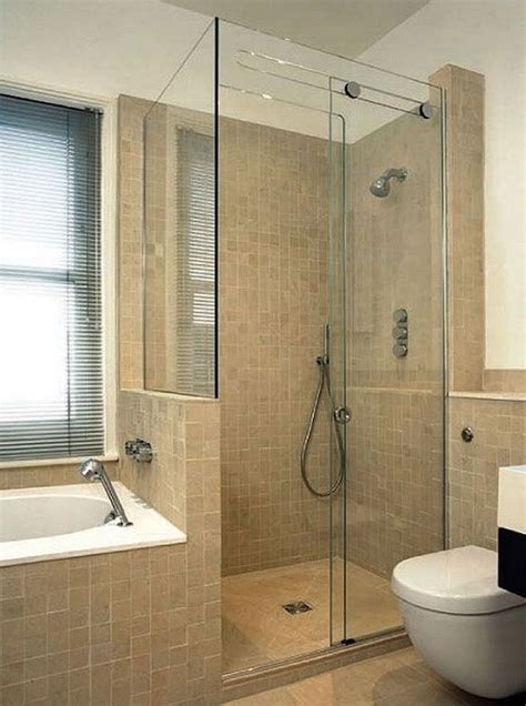 39 Amazing Small Glass Shower Design Ideas For Relaxing Space | Small master bathroom, Bathroom ...