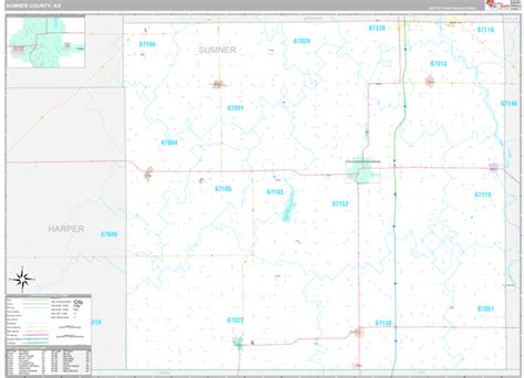 Sumner County, KS Maps