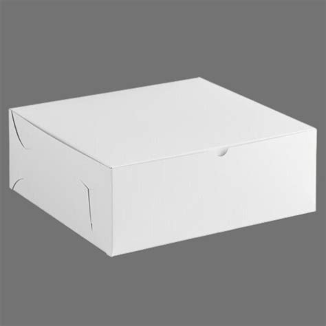 Buy White Cake Box 8x8x4 Inches | Elite Cake Box by Premium EcoWraps - at best price online at ...