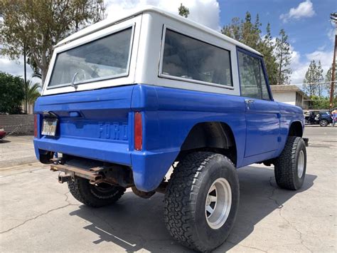 1966 Blue Ford Bronco | Custom Classic Ford Bronco Restorations by Rocky Roads LLC.