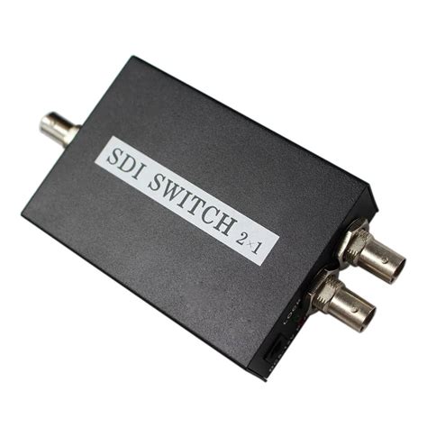 2pcs/lot SDI Switcher 2x1 HUB SDI Intelligent Switch Extender 2 To 1 Converter for 3G HD SD ...