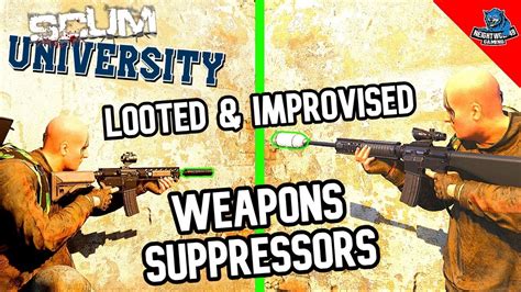 SCUM University - Looting and Crafting Improvised Weapons Suppressors - YouTube