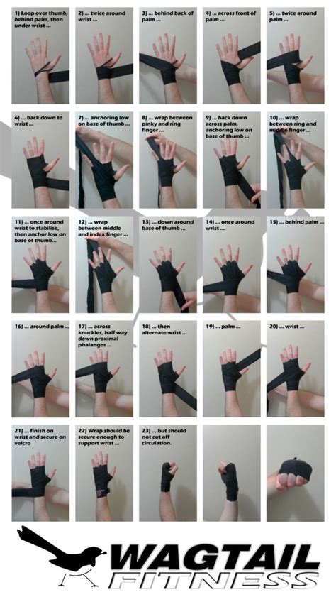 How to wrap your hands for boxing Wagtail Fitness | Boxing workout ...