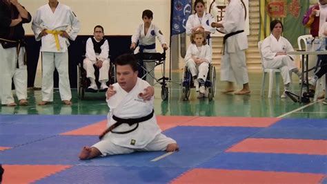 Adapted Karate - Disability Karate Federation. This is the Kata Empi - YouTube