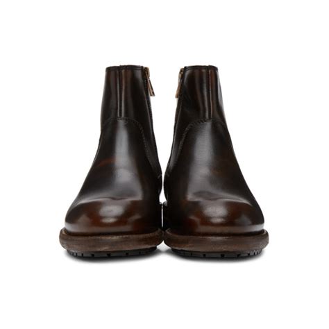 Belstaff Black Vintage Markham Boots, $395 | SSENSE | Lookastic