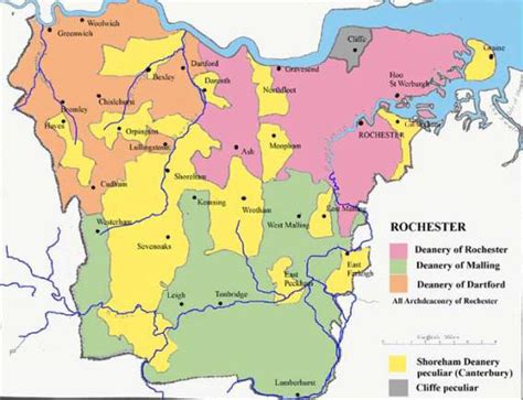 Rochester England Map - Time Zones Map