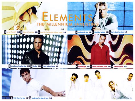 Elements - The Fanlisting for Backstreet Boys-Millennium album