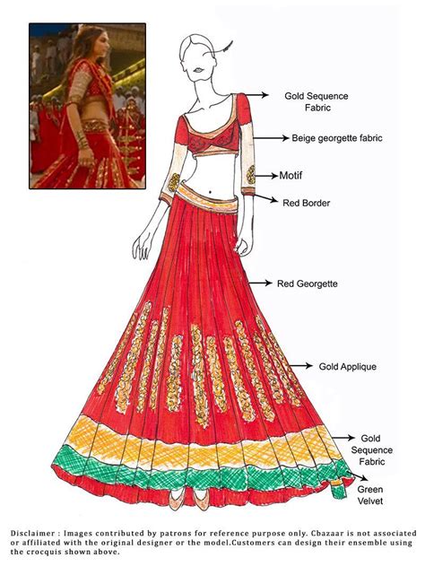 Deepika Padukone Blanco Lehenga En Ram Leela