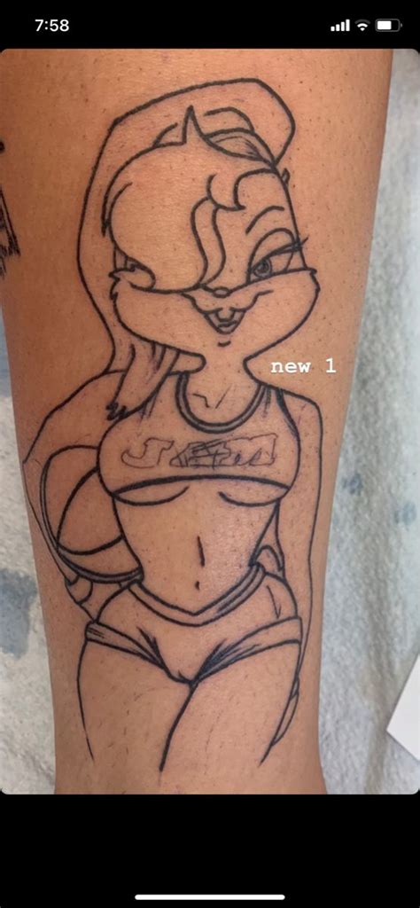 Lola bunny tattoo | Bunny tattoos, Tattoo design drawings, Lion head ...