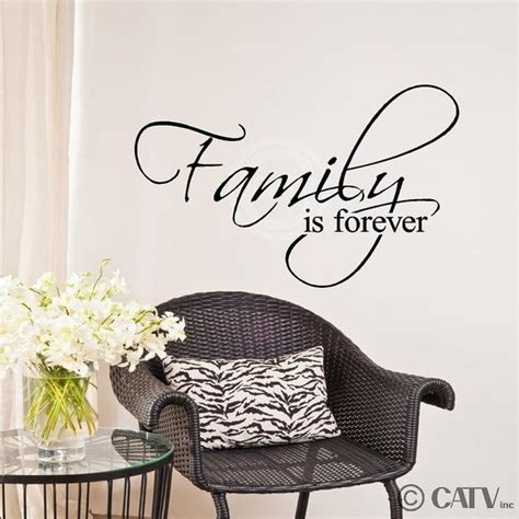 Family Is Forever Vinyl Lettering Wall Sayings Word Art Home