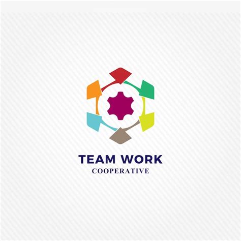 Premium Vector | Teamwork logo design ideas