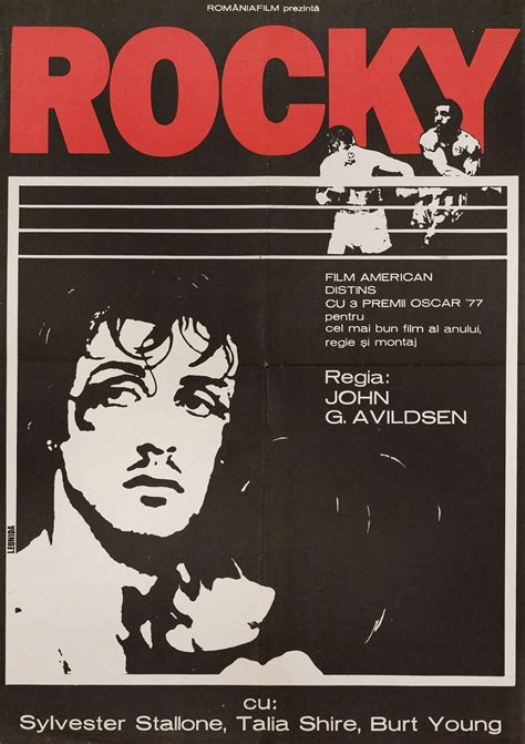 Rocky Original 1976 Romanian B2 Movie Poster - Posteritati Movie Poster ...