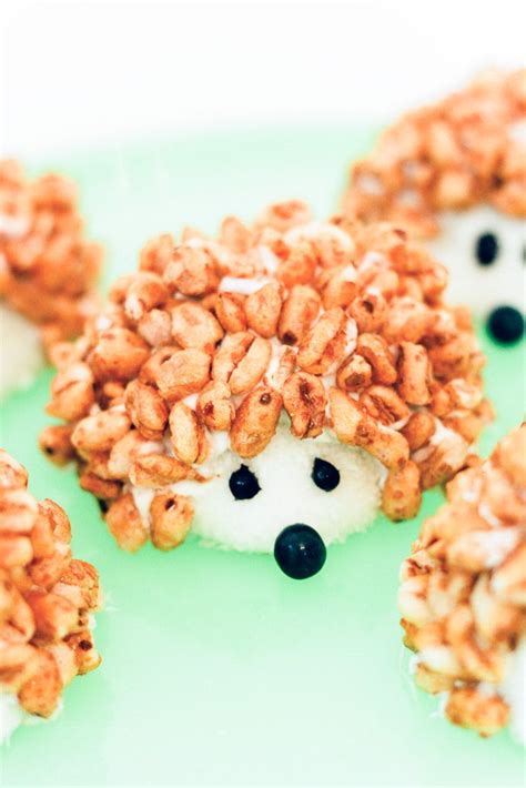 These simple, adorable treats make a perfect after school snack! | Hedgehog treats, Birthday ...