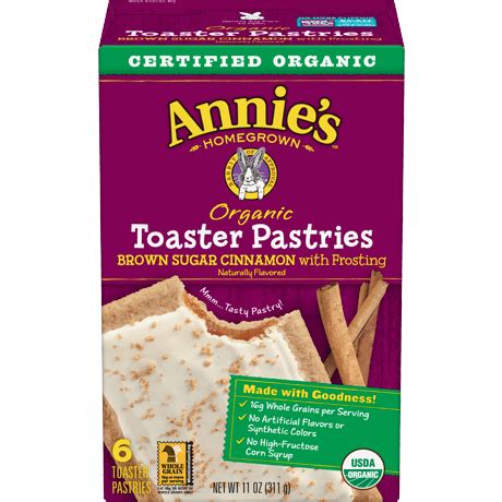 Organic Brown Sugar Cinnamon Toaster Pastries | Annie's Homegrown