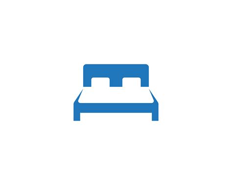 Bed logo and symbol hotel business logo vector 595206 Vector Art at Vecteezy