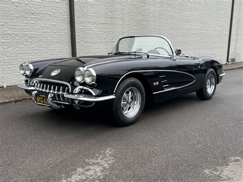 Black 1958 Corvette Convertible Buy Now | www.pinnaxis.com