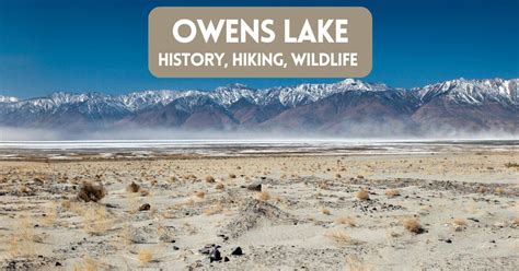 Owens Lake, CA - History, Hiking, and Wildlife in Inyo County