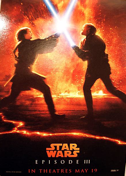 Anakin Skywalker vs Obi-Wan Kenobi Duel Postcard (#5 of 7) - Star Wars Collectors Archive