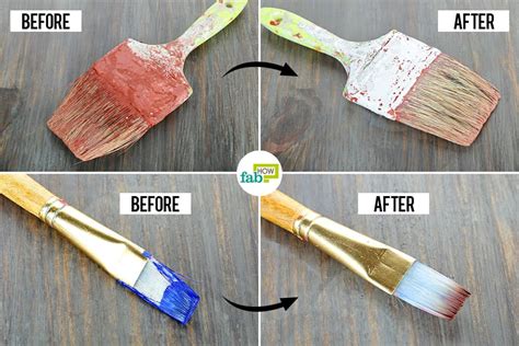 How to Clean Paint Brushes (We Tried 6 Most Popular Methods) | Fab How