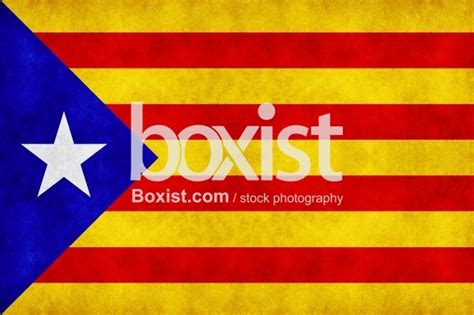 Catalonia Independence Flag on Grunge and Rough Texture - Boxist.com ...