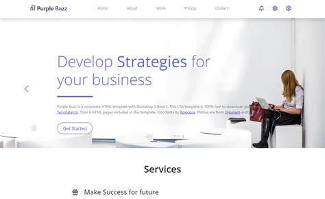 Purple Buzz - Free Responsive Bootstrap 5 HTML5 Website Template ...