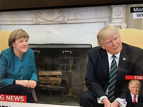 The Trump-Merkel handshake that almost happened