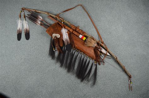 Native American Bows Arrows Quivers Sets Decorative Indian Art