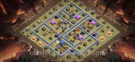 Best Anti 3 Stars War Base TH12 with Link, Anti Everything 2023 - Town ...