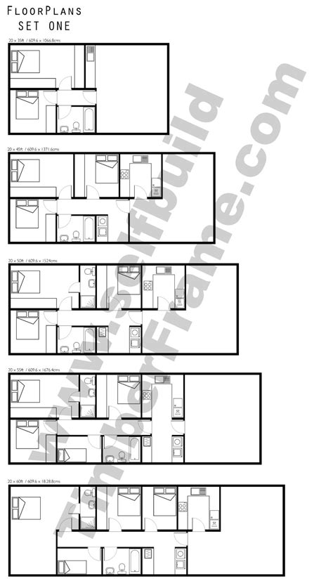 Mobile Homes Floorplans - Self Build Timber Frame