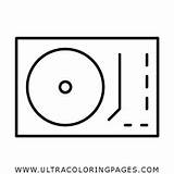 Turntable Coloring Pages For Kids  Free To sketch template