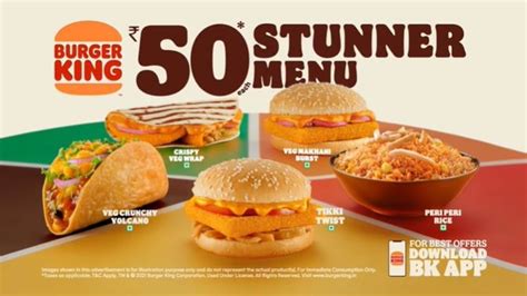 Burger King India launches Stunner Menu starting at Rs 50