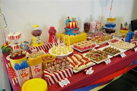 Circus party | Carnival birthday parties, Birthday party food, Carnival ...